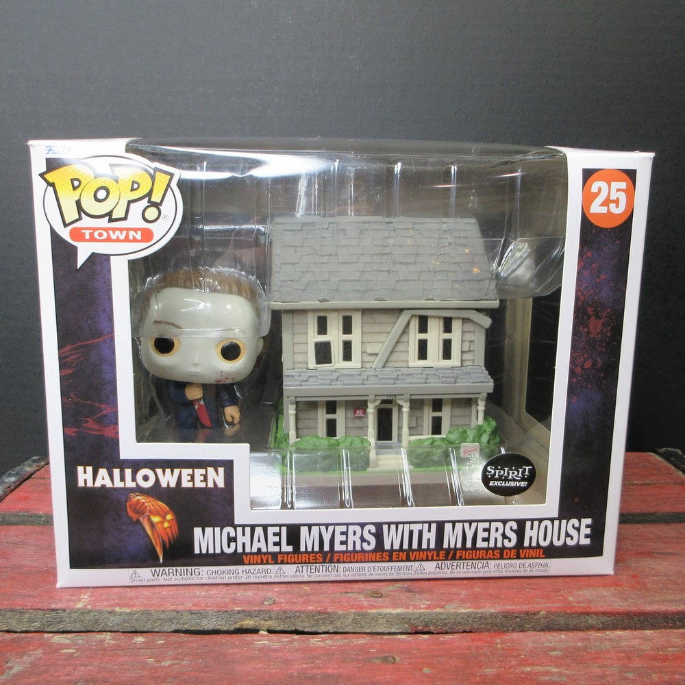 Funko Pop! Town 25 Michael Myers with Myers House Spirit Halloween Exclusive New